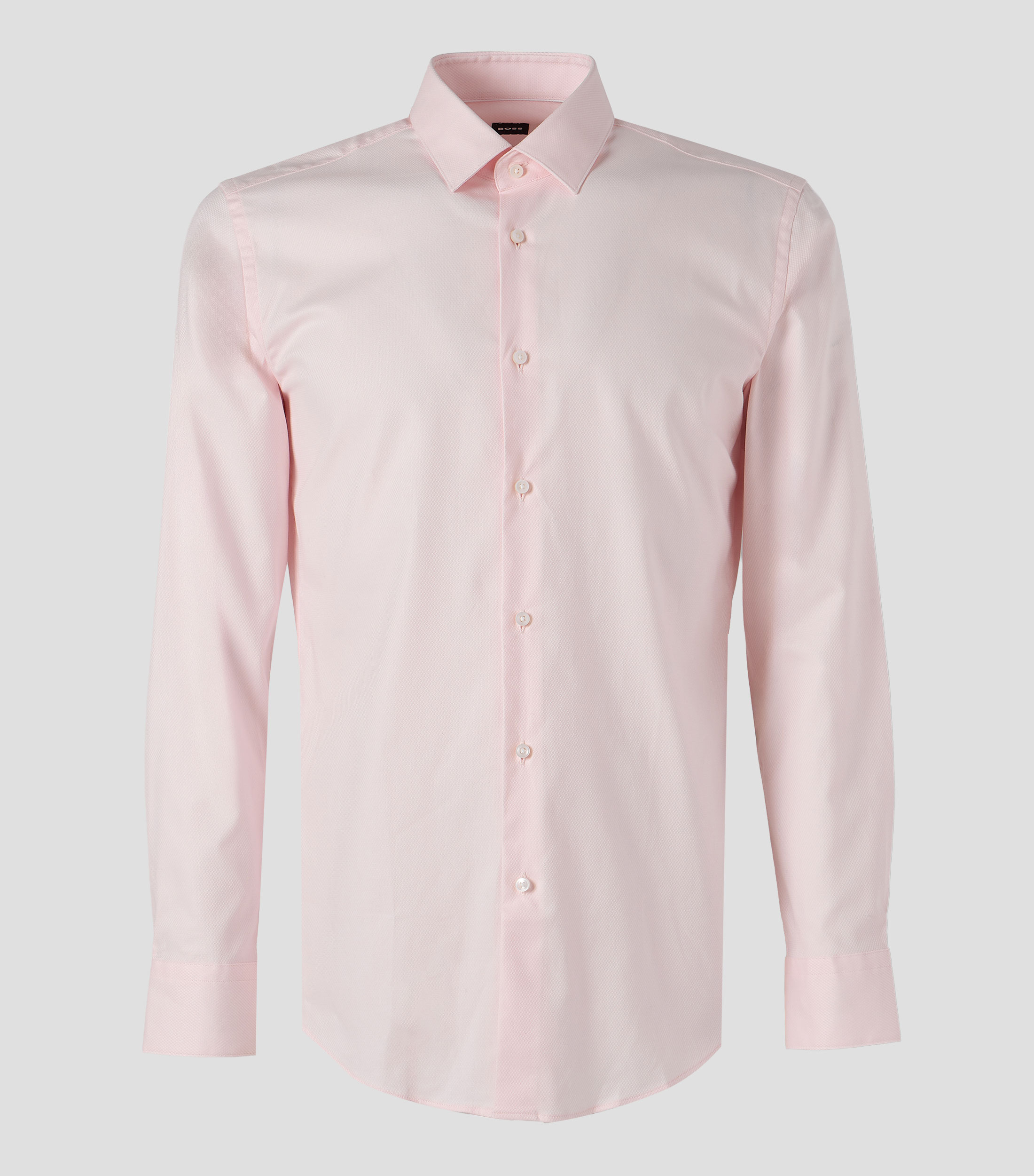 Camisa lisa manga larga Hombre